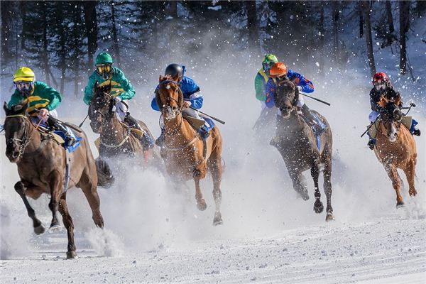 O que significa sonhar com cavalos de corrida com muitas pessoas